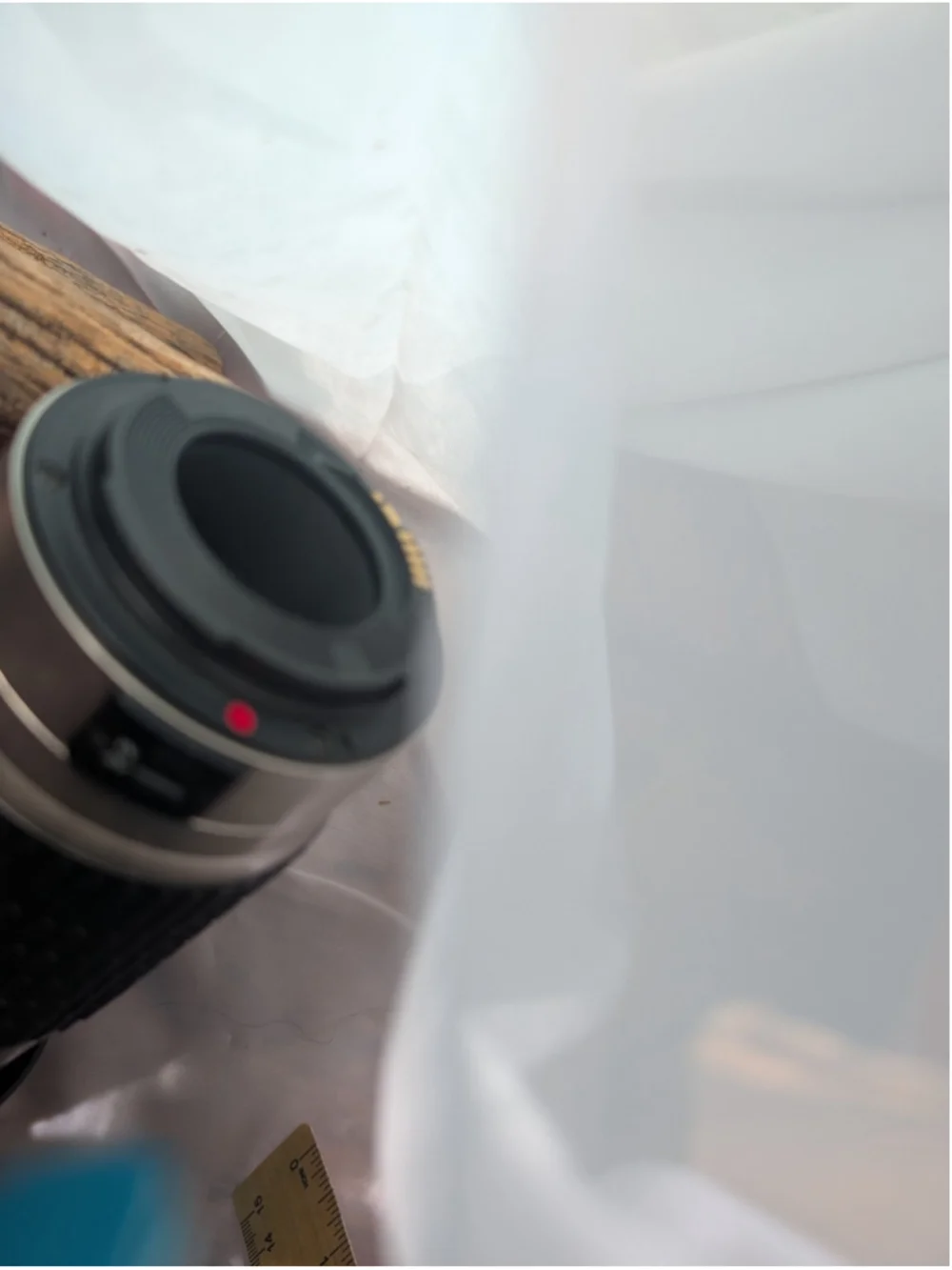 Vivitar 100-300mm MC Auto Focus Zoom Lens 55mm Japan w/ Hood & EF Marked Cap